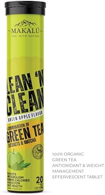 Effervescent tablet Makalu Lean & Clean with 100 % organic, antioxidant green tea extract and weight control (1).. DIAYTAR NIGERIA: Making quality products accessible to all Nigerians at affordable prices.