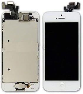 Aspire Tech replacement screen for iPhone 5S with LCD screen and touch screen (white).. DIAYTAR NIGERIA redefines convenience with our vast product selection and swift nationwide delivery.