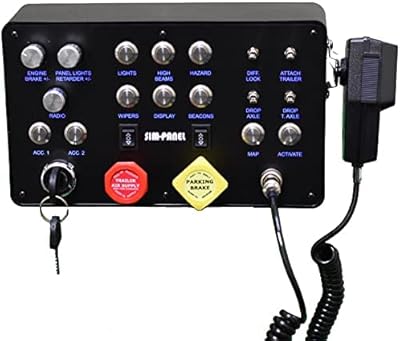 American Truck Simulator ATS/ETS2 Classic Button Box (ATS/ETS2 with CB connections with office clips and Visa compatibility).. Experience retail therapy without the financial stress at DIAYTAR NIGERIA's affordable e-commerce platform.