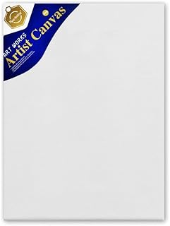Canvas to paint (batch of 5 pieces) - 30 x 40 cm white art canvas to paint - suitable for paint, acrylic, oil and painting.. Looking for quality and speed? You’ll find both at DIAYTAR Nigeria.