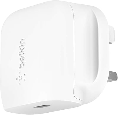 USB wall charger Type C with fast load Belkin 20 W (fast charger for iPhone 14/14 Plus, 14 pro, 14 pro Max, 13, 13 pro, 13 pro Max, 13 mini, iPad Air 2020, generation) VIII.).. Why waste time in traffic when you can shop online at DIAYTAR Nigeria? Enjoy convenience, unbeatable prices, and prompt delivery anywhere in Nigeria.