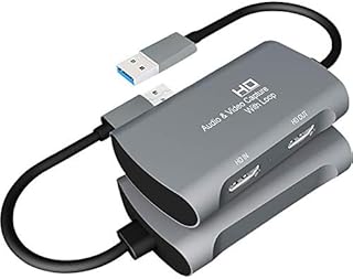 USB video and audio card with 4K HD loop, support for live broadcasting and screen display.. DIAYTAR NIGERIA connects you with thousands of products at competitive prices, delivered within a week.
