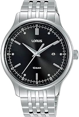 Analog-numeric quartz watch Loros with RH901NX9 resin bracelet, black, bracelet.. Reliable delivery, all over Nigeria — that’s DIAYTAR Nigeria promise.