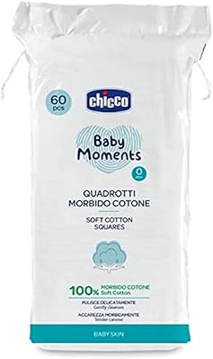 Chicco Baby square moments of soft cotton for baby's skin, 60 pieces, multicolored.. Your trusted e-commerce destination, DIAYTAR NIGERIA offers extensive variety with reliable shipping.