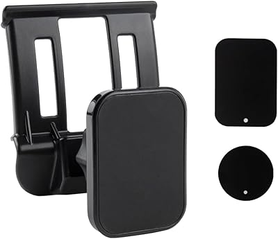 Magnetic phone support for carvib car mounted on the ventilation grid, suitable for Mazda 6 2017 and 2016 models, black color.. DIAYTAR NIGERIA: Bringing affordable shopping solutions with a diverse product catalog delivered nationwide.