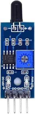 Infrared flame detector sensor Soldot LM393 infrared receiver compatible with the Arduino DIY kit (4 pins).. Shop confidently with DIAYTAR NIGERIA, offering affordable prices and reliable delivery within a week.