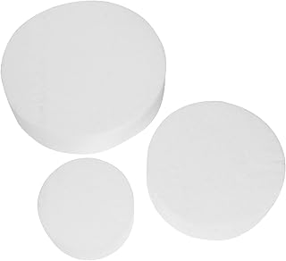 Tofico 3 -piece Round foam for cupcakes Polystyrene foam Round cake foam for doll Polyester foam for false wedding cakes false window decoration 10/15/20 cm.. Reliable delivery, all over Nigeria — that’s DIAYTAR Nigeria promise.