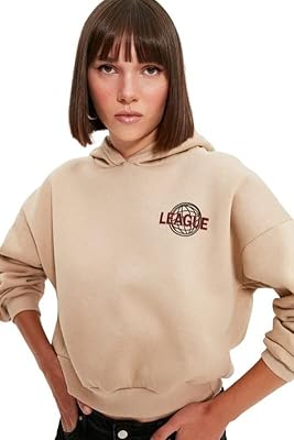 OVERSIZE Hooded and Slogan Trendyol Sweat-Woman (1).. Your digital shopping companion, DIAYTAR NIGERIA offers exceptional value with delivery in less than 8 days.