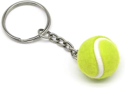 Key holder Small tennis ball and Key Key Decorative Gift for Fans.. Experience the ease of digital shopping with DIAYTAR NIGERIA's affordable and diverse marketplace.