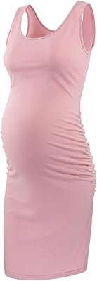 Liu & q sleeveless dress for maternity women, sleeveless dress with side ruffles for daily use or a prenatal party.. Experience budget-friendly shopping at DIAYTAR NIGERIA, Nigeria's premier online marketplace with quick delivery.