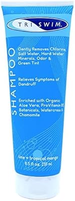 Triswim anti-chlorine hydrating shampoo for lemon mango swimmers (251 ml).. DIAYTAR Nigeria: Shopping that fits your budget and your schedule.