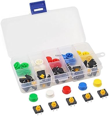 Makerhawk tactile switch 25pcs push button 4 pins smd pcb micro.. DIAYTAR NIGERIA combines affordability with convenience, delivering your purchases within 5-8 days.