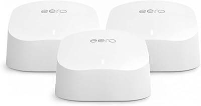 Wi-Fi router 6 Maillé double band Amazon Eero 6 | With Hub Zigbee Smart Home | Pack of 3.. DIAYTAR NIGERIA redefines convenience with our vast product selection and swift nationwide delivery.