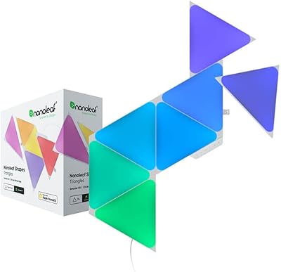Nano leaf a set of intelligent triangular shapes with 7 panels.. Buy better with DIAYTAR Nigeria — the ultimate e-commerce platform in Nigeria.
