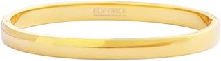 Edforce bracelet for women in 18 -carat gold stainless stainless stainlessness, oval detail, thread to put on, (58 mm x 49 mm).. Shop across categories at DIAYTAR NIGERIA with the confidence of affordable prices and delivery within 8 days.