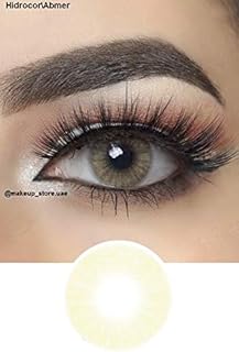 Unisex contact lenses, Natural & Beautiful Collection, 12 disposable months with case - Amber.. Forget the long lines — DIAYTAR Nigeria is always open for shopping.
