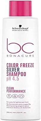 Schwarzkopf bc bonacure pH 4.5 color freeze silver shampoo (for gray hair and lightened) 250 ml.. DIAYTAR NIGERIA: Where affordability meets variety, with thousands of products delivered in less than 8 days.