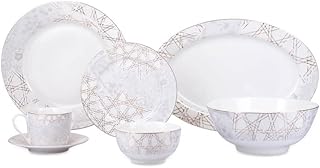 Pan Emirates Mirai 32 -piece ceramic table service.. Embrace the convenience of DIAYTAR NIGERIA with thousands of products at your fingertips, delivered nationwide.