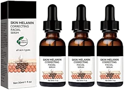 Gfouk Melanin Face Serum Corrector, Daily Face Serum Corrector of Brown spots, face serum Brown spots, hyaluronic acid serum vitamin C for the face (3 pieces).. Why shop anywhere else? DIAYTAR Nigeria has it all and delivers fast.