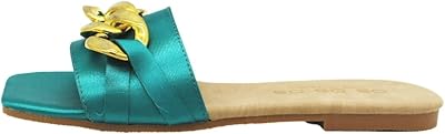 DS Donia Shoes For Women Black Gold Green Blood Flat Fashion Without Lace Sandals Size Chain Shoes.. DIAYTAR NIGERIA brings affordable shopping solutions to every corner of Nigeria in just 5-8 days.