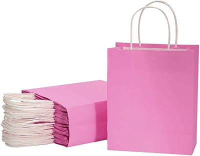 (12 bags) Large gift bags with kraft handles for party weddings.. Your daily needs delivered to your door — DIAYTAR Nigeria style.