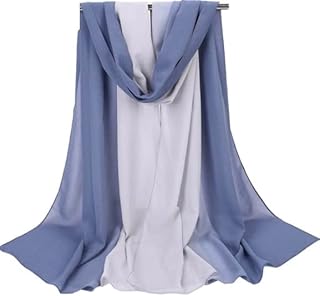 Soft degraded gradient mousse scarf for women, long degraded scarf in trendy polyester, 180 cm x 70 cm.. Shop anytime, receive on time — only with DIAYTAR Nigeria.