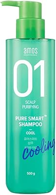Amos Professional Pure Smart Shampoo [Cool - For a congested scalp] 500g | Oily care and refreshing finish | Korean hair salon brand.. Shop confidently with DIAYTAR NIGERIA, offering affordable prices and reliable delivery within a week.