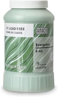 Persistent leaf icing with low fire central art Amaco for pottery and ceramic 475 ml each (F-43 Evergreen).. Need it fast? DIAYTAR Nigeria ships in just 5 to 8 days nationwide.