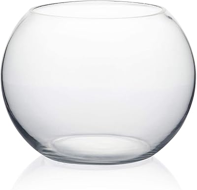 AKDC transparent glass vase, 4 -inch transparent bubble bowl, fish bowls for wedding festival and interior decoration [1 piece] (10 cm).. DIAYTAR NIGERIA: Transforming how Nigerians shop with our vast selection and nationwide delivery.