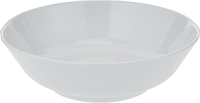 Dine white melamine service bowl, 21 cm, white, 1 piece, DWC2081W.. DIAYTAR NIGERIA combines affordability with convenience, delivering your purchases within 5-8 days.