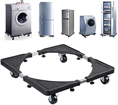 Touchionix multifunctional adjustable base with tray/roller drum for washing machine, dryer, fridge, cabinet.. Shop electronics, clothes, and everything in between on DIAYTAR Nigeria.
