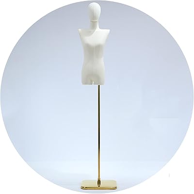 Female mannequin torso body, professional dummy model with fabric head, mannequins with adjustable height for clothing sales presentations, 2 styles.. Experience the ease of modern shopping with DIAYTAR NIGERIA's comprehensive platform and quick delivery.
