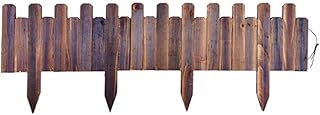 Lingwei wooden fence for garden and garden border, hanging wooden panels, carbon wooden animals barrier.. Shop with purpose and save with DIAYTAR NIGERIA's extensive platform and nationwide delivery service.