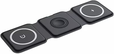 2022 new mobile phone charger ultra-thin foldable watch support 15W magnetic wireless charger Qi fast 3 in 1 (black) AD-WC20 0.. Shop local, shop fast — DIAYTAR Nigeria delivers across the country.