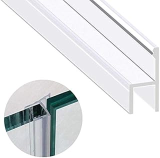 Tightness strip for glass door, Total 2 m soft shower door leak, silicone sealing strip for 3/8 "glass (10 mm).. DIAYTAR NIGERIA transforms how Nigerians shop with our affordable prices and dependable shipping times.