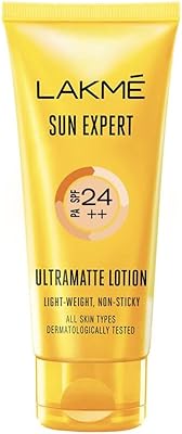 Lakme Sun Expert SPF 24 PA ++ Ultra Mate Solar Lotion to block up to 97 % of harmful solar rays, 100 ml.. Your budget-friendly online marketplace, DIAYTAR NIGERIA delivers a world of products in just 5-8 days.