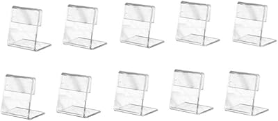 Helvety 20 parts in L -shaped acrylic panel support, transparent banner support, paper label support, table top, transparent display, plastic menu support.. Shop with purpose at DIAYTAR NIGERIA, where your money goes further and delivery is always prompt.