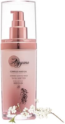 Mask in capillary oil flavored with Argiana jasmine (50 ml) / Recommended for curly hair before shower / for women... You deserve better shopping — choose DIAYTAR Nigeria today.