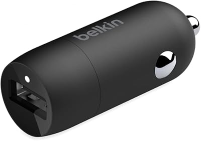 USB belkin Boost USB car charger - Type C, 20W (fast charger for iPhone, Samsung, Google Pixel, etc.), black CCA003BT, CCA003BTBK.. Nigeria shops with DIAYTAR — wide selection, fast shipping, and great value.