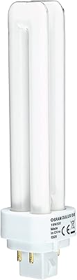 Dulux d/e energy saving lamp, compact fluorescent lamp [ECG Quictronic Technology], 2 tubes (18 W) 4 pins, G24Q -3 1200 lumens - Chart white light bulb, energy consumption class A OSRAM.. No hidden costs, no long delays — just DIAYTAR Nigeria convenience.