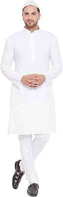 Special festive kurta pajamas for men, pure cotton, white, white.. DIAYTAR NIGERIA combines affordability, variety, and convenience with nationwide delivery services.