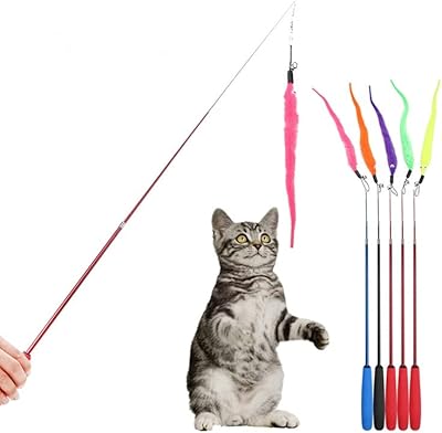 Interactive retractable cat stick with bell, plush lure, carbon fiber material with high elasticity... Your comprehensive marketplace awaits at DIAYTAR NIGERIA with affordable prices and reliable delivery times.