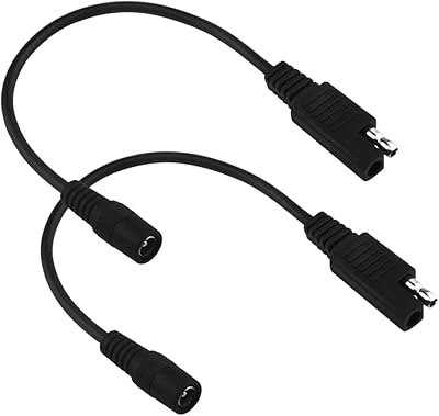 WMYCONGCONG 2 SAE sheets to female connector DC 5.5 mm x 2.1 mm 20Awg 25 cm for automobile.. DIAYTAR NIGERIA: Where shopping is a pleasure with affordable prices and reliable delivery service.