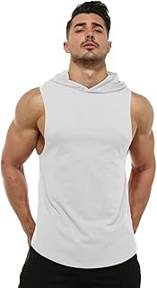 Hooded tank top for training and bodybuilding.. Experience the ease of one-stop shopping with DIAYTAR NIGERIA's diverse catalog and nationwide delivery.