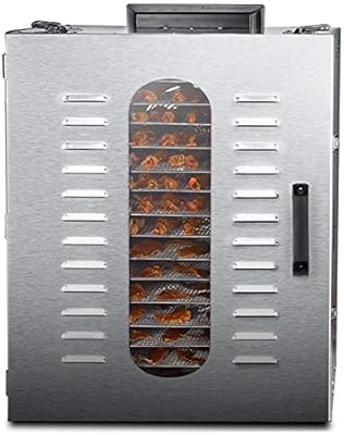 Commercial food dehydrator, 16 trays entirely in stainless steel, beef manufacturing machine, electric fruit dehydrator with digital timer, temperature control and air circulation heating.. Skip the traffic, shop online — DIAYTAR Nigeria brings it to you.