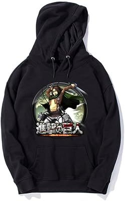 Attacks on titans printed hoodie anima fashion wings of freedom men hooded hooded sweatshirt with hot winter streetwear (black 04, china waist).. Shop with intention at DIAYTAR NIGERIA, offering thousands of products at budget-friendly prices.