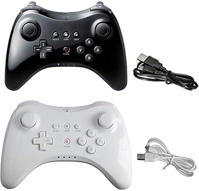 Wireless controller for wii u pro controller (black and white package of 2).. Fast, affordable, and reliable — that’s the DIAYTAR Nigeria experience.