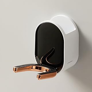 Wall support for Shivoko hairdryer, foldable walls support for bathroom, storage support for home hair brush, hair dryer (black).. Join millions of satisfied shoppers using DIAYTAR Nigeria every day.