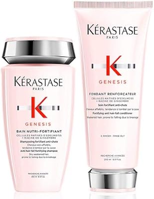 Nourishing treatment Genesis Keratase Bain, 250 ml with reinforcement duo, 200 ml.. Shop smart with DIAYTAR NIGERIA, offering a vast product range delivered to your doorstep within a week.