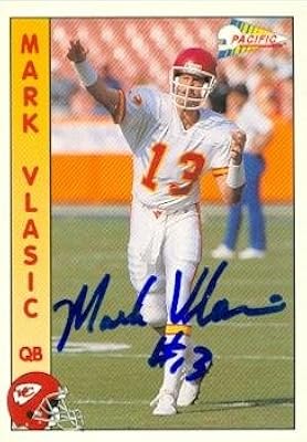 Autograph 120110 Kansas City Chiefs 1992 Pacific No. 140 Mark Vlasic Autographed Football Card.. A world of products at your fingertips — thanks to DIAYTAR Nigeria.